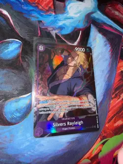 One Piece Silvers Rayleigh Alternate Art SR Foil Carrying on His Will OP13-066 - Image 1