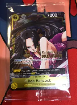 One Piece OP-15 Boa Hancock Release Event Winner Promo P-115 - SEALED - Image 1