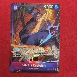 Bandai One Piece Card Game Silvers Rayleigh OP13-066 SR Holo 9000 8C EN - Image 1