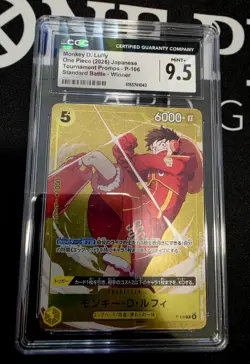 🔥 2026 One Piece P-106 Monkey D. Luffy CGC 9.5 Winner Promo Japanese 🔥 - Image 1