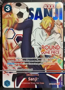 Round 1 One Piece Sanji OP15-047 English Promo. See Description - Image 1