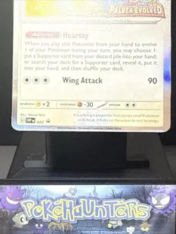 Pokemon Card Pelipper SVP022 Paldea Evolved Prerelease Promo Holo Rare NM - Image 3