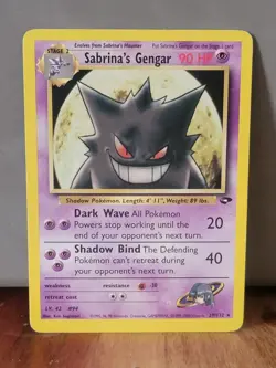 Pokemon TCG Sabrina's Gengar Gym Challenge 29/132 Non-Holo Rare Card - Image 1