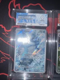 Articuno Pokemon Journey Together Illustration Rare Card 161/159 Ace 9 Graded - Image 1