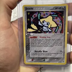 Pokemon Jirachi - 9/107 - Pokemon Ex Deoxys Holo Rare LP Lightly Played Card TCG - Image 1