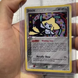 Pokemon Jirachi - 9/107 - Pokemon Ex Deoxys Holo Rare LP Lightly Played Card TCG - Image 2