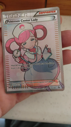 Pokemon Center Lady Ultra Rare Full Art Holo English XY Flashfire 105/106 HP - Image 2