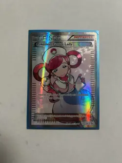 Pokemon Center Lady Ultra Rare Full Art Holo English XY Flashfire 105/106 LP - Image 1