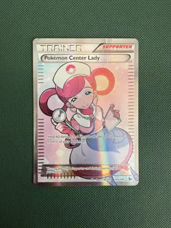 Pokemon TCG Pokemon Center Lady 105/106 Flashfire Ultra Rare Holo FA - Image 1