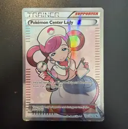 Pokemon Center Lady Ultra Rare Full Art Holo English XY Flashfire 105/106 - Image 1