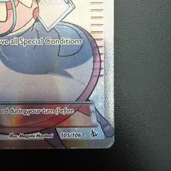 Pokemon Center Lady Ultra Rare Full Art Holo English XY Flashfire 105/106 - Image 4