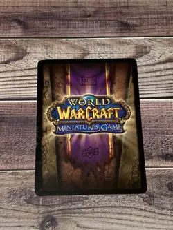 Elendril World of Warcraft Miniatures WoW Card 2008 Upper Deck - Image 2