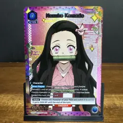 Bandai Union Arena Demon Slayer Nezuko Kamado R* Parallel UEX05BT/KMY-P-001 - Image 1