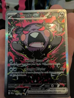 Morpeko EX 117/084 Pokemon SIR Pitch Black English - Image 1