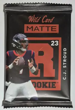 2023 C.J. Stroud (AUTO Possible) Wild Card Rookie Matte Sealed Pack - 1 Card - Image 1
