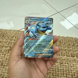 Pokemon TCG Stellar Crown Blastoise EX Double Rare Card 030/142 - Image 1