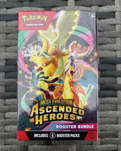 Pokemon TCG Mega Evolution Ascended Heroes Booster Bundle - 6 Packs sealed - Image 1
