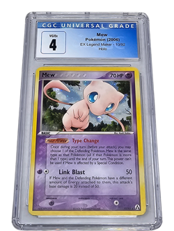 Mew 10/92 EX Legend Maker Holo CGC 4 VG/Ex 5253 - Image 1