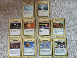 Trainer Card Lot / Bundle Pokemon TCG Card Vintage WOTC Base Set 1999 - Image 1