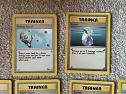 Trainer Card Lot / Bundle Pokemon TCG Card Vintage WOTC Base Set 1999 - Image 2