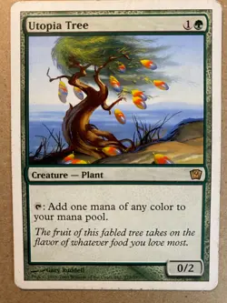 MTG 1x Utopia Tree Core Set 9th Edition Modern Magic the Gathering Card x1 HP - Image 1