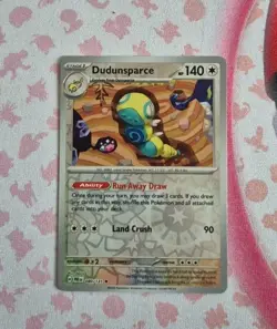 Pokemon TCG Dudunsparce 080/131 Reverse Holo Rare Card Prismatic Evolutions - Image 1