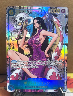 Boa Hancock OP07-051 Comic Parallel Manga Alt Art ONE PIECE Card USED Japan - Image 1