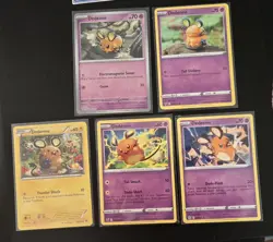 pokemon cards 5x Dedenne Reverse Holo - Image 1