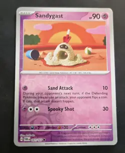 Pokemon TCG Sandygast Crochet LP Reverse Holo TM💥BONUS CARD WITH PURCHASE 💥 - Image 1
