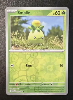 Pokemon Smoliv Clay Art Yuka Morii R H NM💥BONUS CARD WITH PURCHASE - Image 1