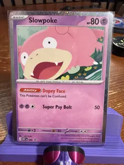 ⁠Lot of 8 Slowpoke Pokemon Pitch Black Black Star Promo Galaxy Holo Card Lot NM - Image 2