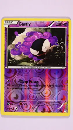 Gastly 33/83 Reverse Holo NM XY Generations 20th Anniversary Pokemon Card - Image 1