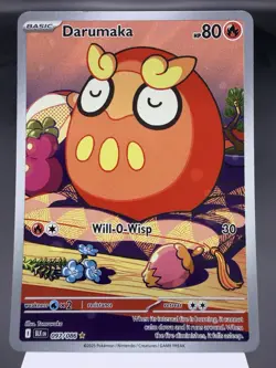 Darumaka 097/086 - Illustration Rare - Black Bolt Pokemon Card NM - Image 1