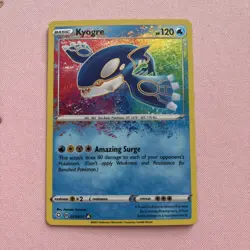 Pokemon TCG Kyogre Shining Fates Holo Card 021/072 Amazing Rare, Near Mint - Image 1