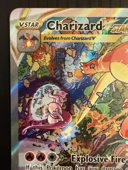 Pokemon TCG Charizard VSTAR SWSH262 Holo Black Star Promo Card - Image 2