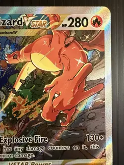 Pokemon TCG Charizard VSTAR SWSH262 Holo Black Star Promo Card - Image 3