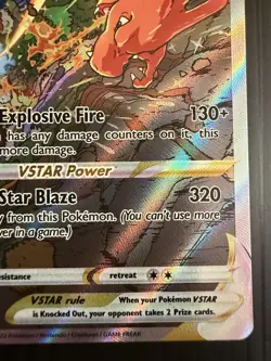 Pokemon TCG Charizard VSTAR SWSH262 Holo Black Star Promo Card - Image 4