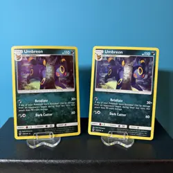 🌖 Umbreon NM 4 CARD LOT cosmos holo 120/214 regular rare Umbreon V Pokemon TCG - Image 2