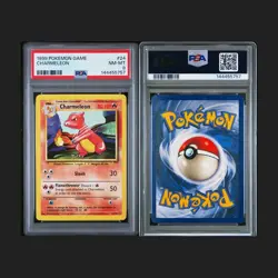 Charmeleon 24 Base Set Unlimited PSA 8 NM-MT 1999 WOTC Vintage Pokemon Card - Image 2