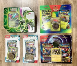 Pokemon Card Lot SEALED 🔥 Iron Leaves EX Tin + Booster Blisters + Packs Bundle - Image 1