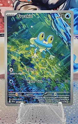 Froakie 088/086 Chaos Rising Illustration Rare Holo Full Art Pokemon Card NM/M - Image 1