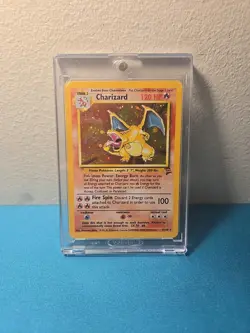 Charizard (4/130) Holo Unlimited 2ND Rare / Nm / Pokemon Card - Image 1