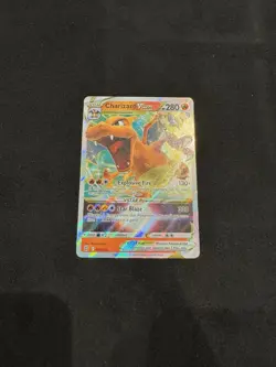 Pokemon TCG Charizard VSTAR Holo Ultra Rare Card Brilliant Stars 018/172 - Image 1
