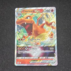 Pokemon TCG Charizard VSTAR Holo Ultra Rare Card Brilliant Stars 018/172 - Image 1
