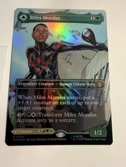 Spider-Man MTG Miles Morales Borderless FOIL #234 Mythic Never Played - Image 4
