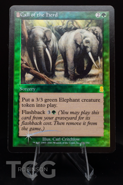 Call of the Herd - Odyssey Foil - Magic the Gathering - Image 1