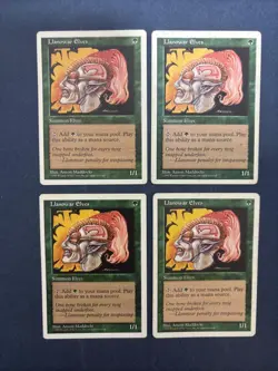 MTG 4X 5TH EDITION LLANOWAR ELVES MAGIC THE GATHERING GREEN COMMON CREATURE - Image 3