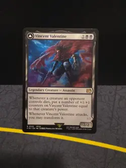 MTG Final Fantasy Vincent Valentine 0125 NM Rare - Image 1