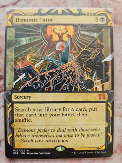 MTG- DEMONIC TUTOR (SHOWCASE) -STA - Image 1