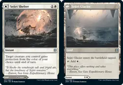 MTG Sejiri Shelter // Sejiri Glacier - Foil, Zendikar Rising, Lightly Played, En - Image 1